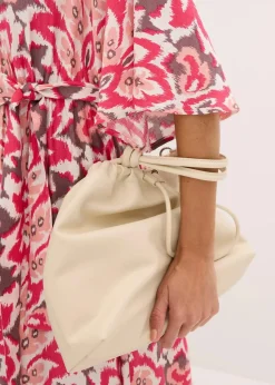 bedrucktes Midikleid aus Viskose-Mix