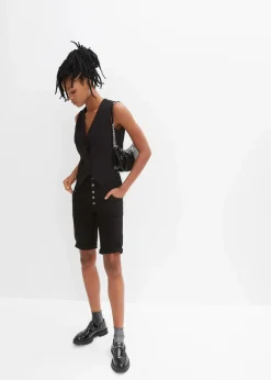 Bermuda aus elastischem Baumwoll-Mix