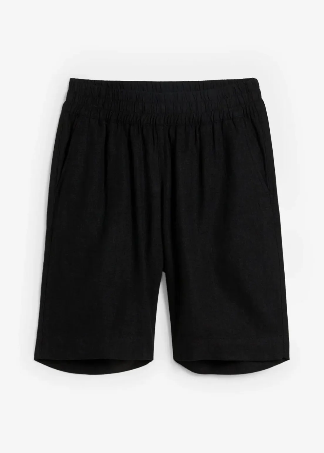 Bermuda aus Leinen-Viskose Mischung