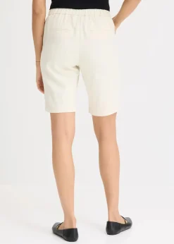 Bermuda mit dekorativen Knöpfen