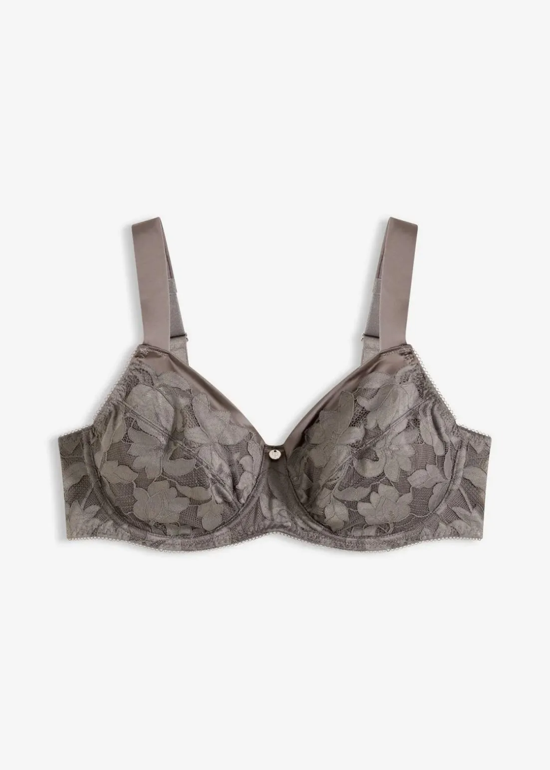 Bügel-BH mit gepolsterten Trägern und Glanzeffekt