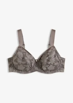 Bügel-BH mit gepolsterten Trägern und Glanzeffekt