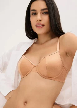 BH mit Bügel aus schimmerndem Material