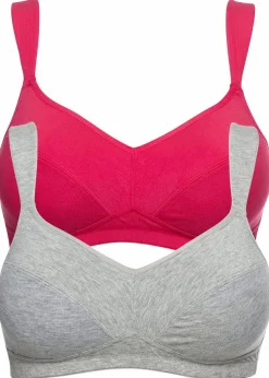 BH ohne Bügel mit Bio-Baumwolle (2er Pack)