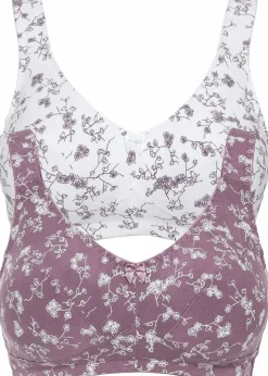 BH ohne Bügel mit weicher Bio-Baumwolle (2er Pack)