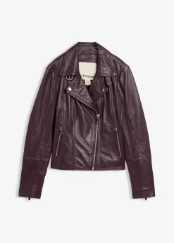 Bikerjacke aus Nappaleder