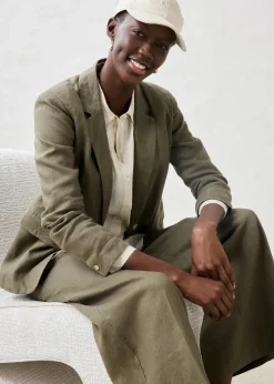 Blazer aus reinem Leinen