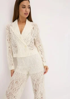 Blazer aus Spitze