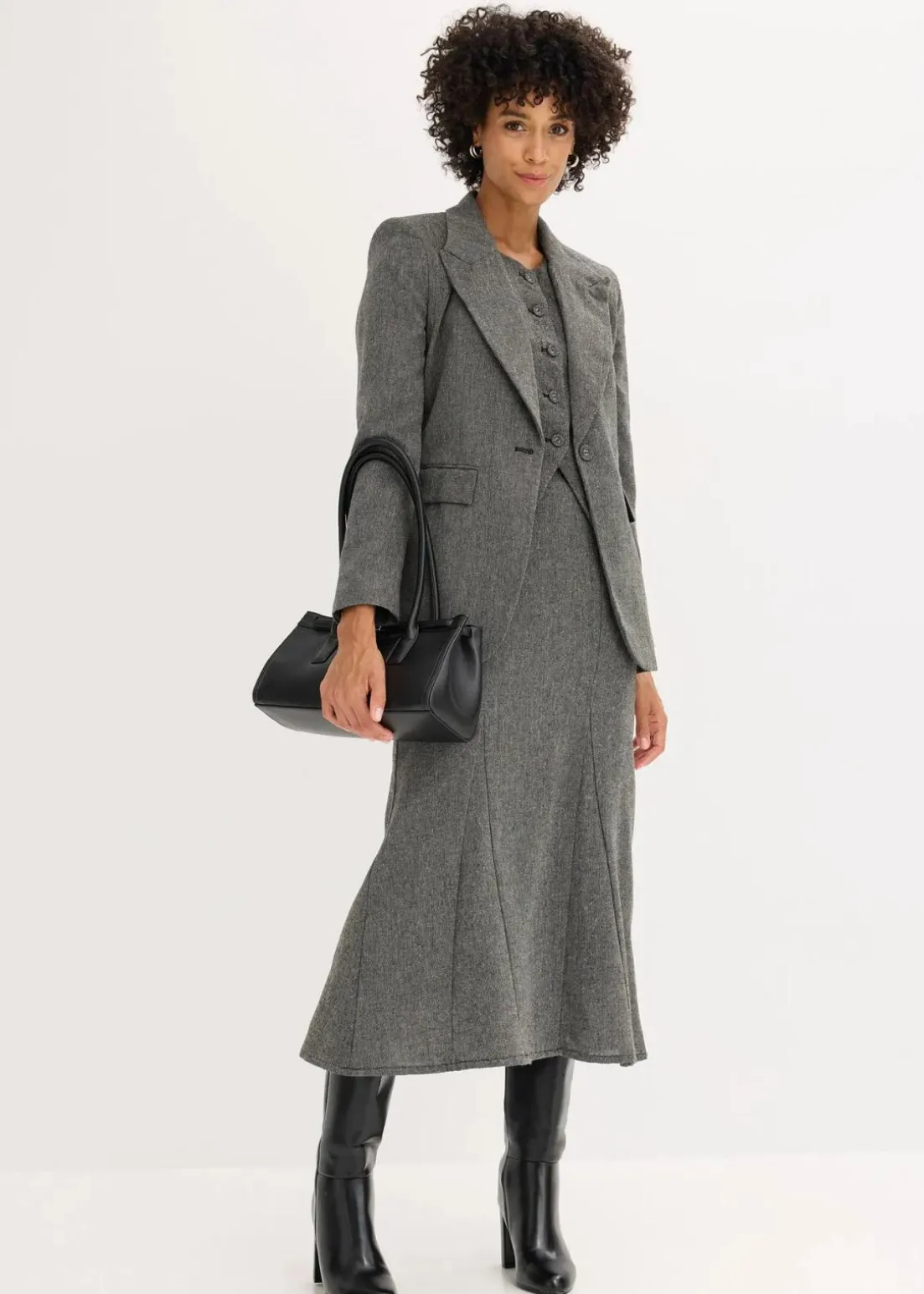 Blazer in Tweedoptik