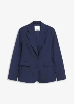Blazer mit dekorativen Handstich Details