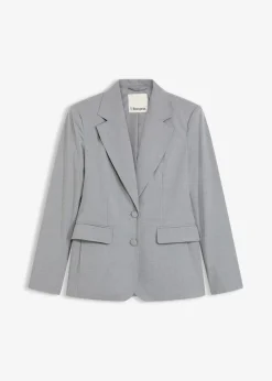 Blazer mit dekorativen Handstich Details