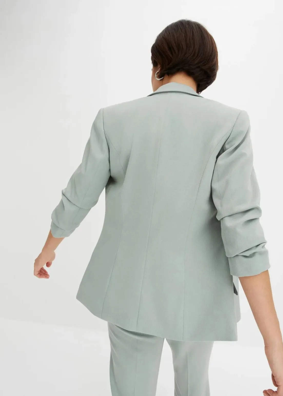 Blazer mit drapierten Ärmeln