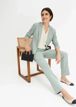 Blazer mit drapierten Ärmeln