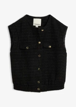 Blazerweste mit Wollanteil