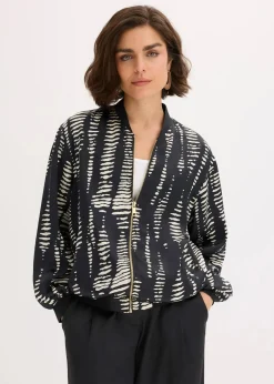 Blouson aus fließendem Satin