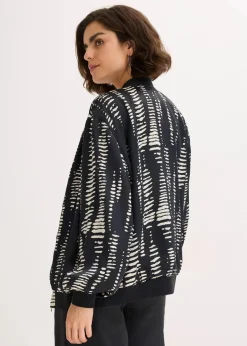 Blouson aus fließendem Satin