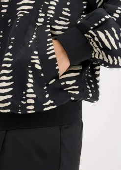 Blouson aus fließendem Satin