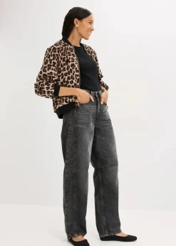 Blouson aus fließendem Satin