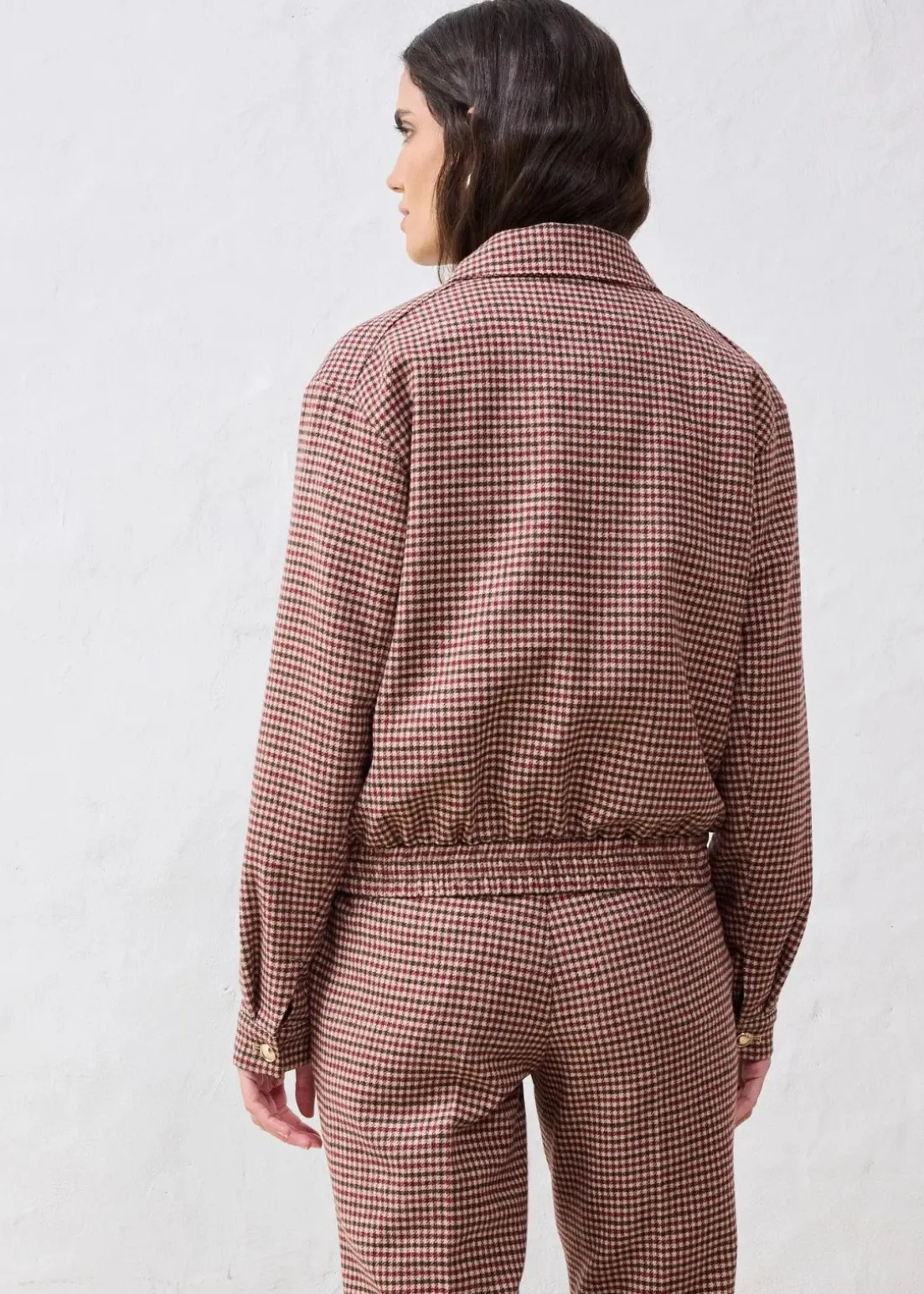 Blouson aus weichem Woll-MIx