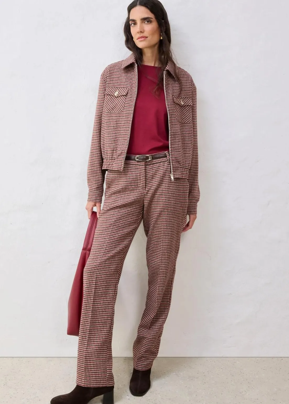 Blouson aus weichem Woll-MIx