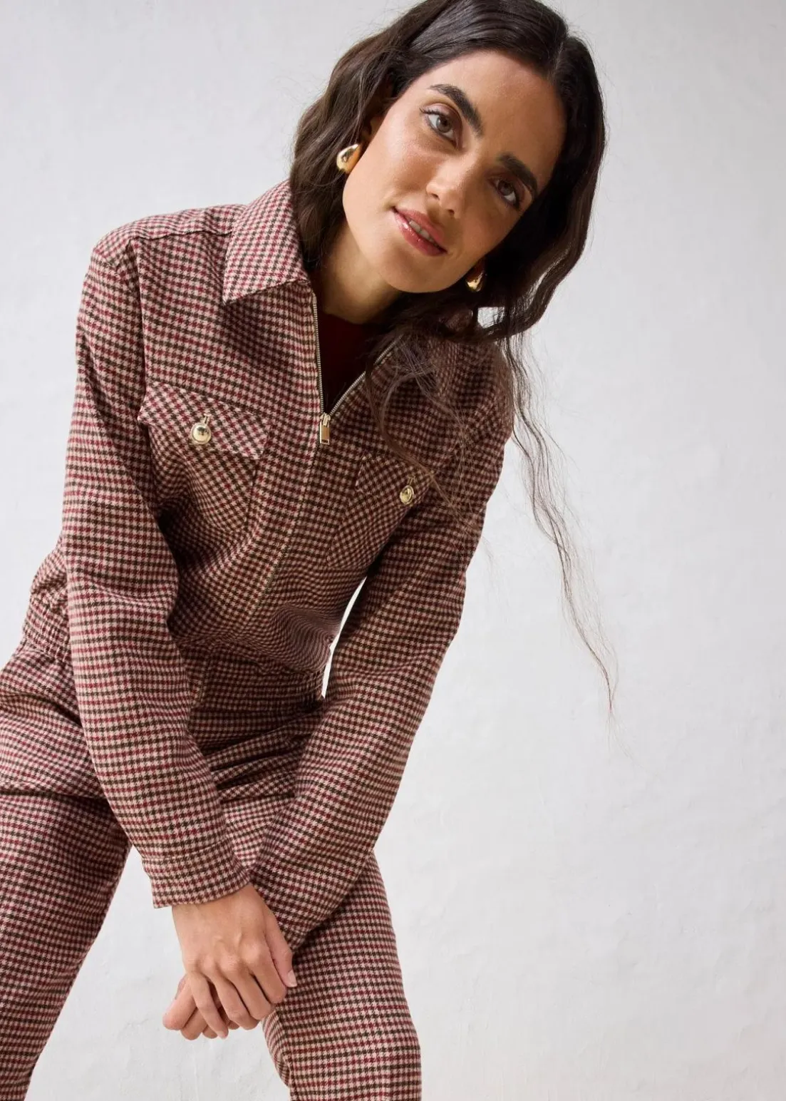 Blouson aus weichem Woll-MIx