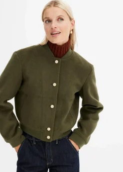 Blouson in Wolloptik