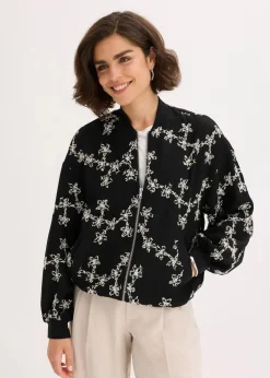 Blouson mit Stickerei