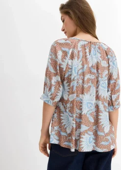 Bluse aus feinem Viskose-Mix