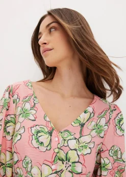 Bluse aus feinem Viskose-Mix