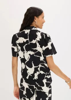 Bluse aus fließendem Satin