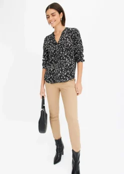 Bluse aus fließender Viskose