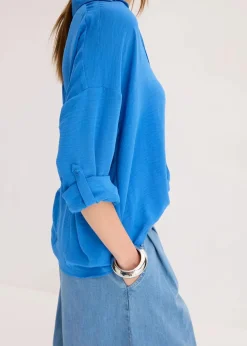 Bluse aus leichtem Crêpe