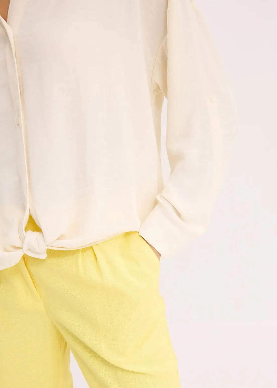 Bluse aus leichtem Crêpe