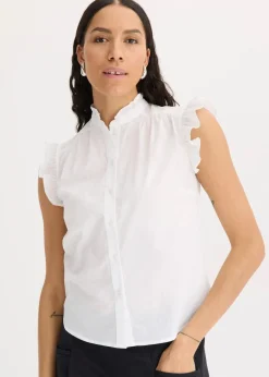 Bluse aus reiner Baumwolle