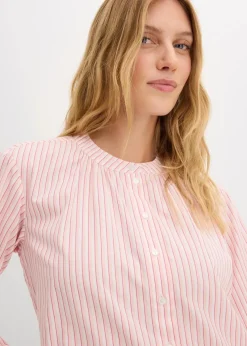 Bluse aus reiner Baumwolle