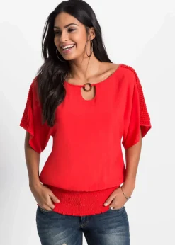 Bluse aus reiner Viskose