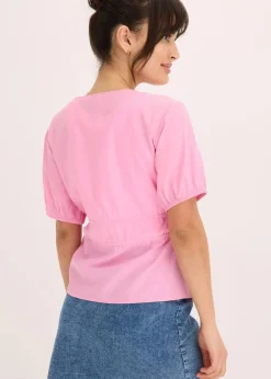 Bluse mit Schleifen
