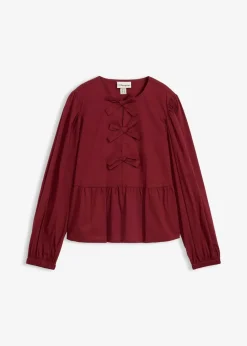 Bluse mit Schleifendetails