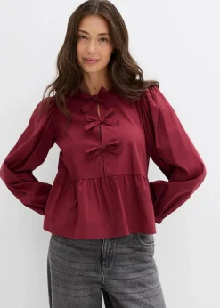 Bluse mit Schleifendetails