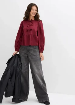 Bluse mit Schleifendetails