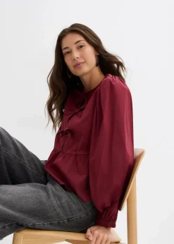 Bluse mit Schleifendetails