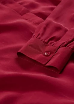 Bluse mit Seidenanteil