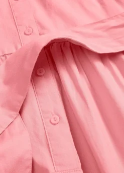 Blusenkleid aus elastischem Baumwoll-Mix