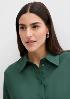 Blusenkleid aus feiner Viskose