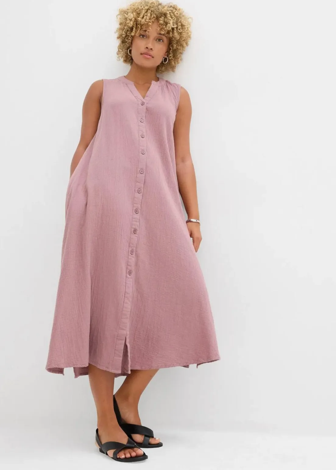 Blusenkleid aus Musselin