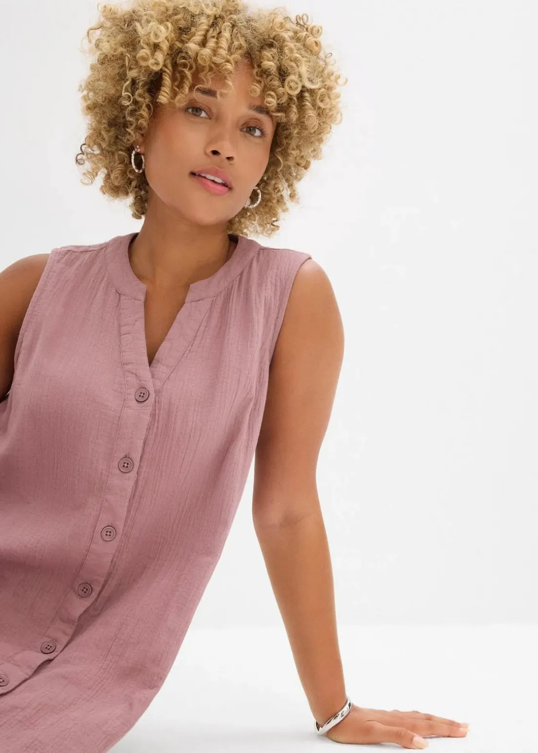 Blusenkleid aus Musselin