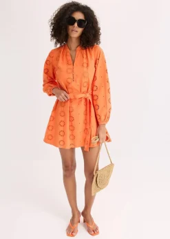 Blusenkleid aus reiner Bio-Baumwolle