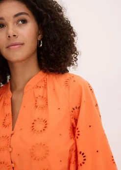 Blusenkleid aus reiner Bio-Baumwolle