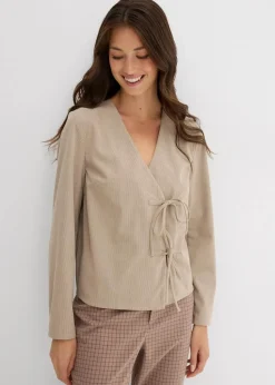 Blusenshirt aus feinem Cord