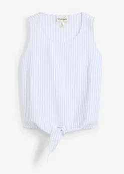 Blusentop aus reiner Baumwolle